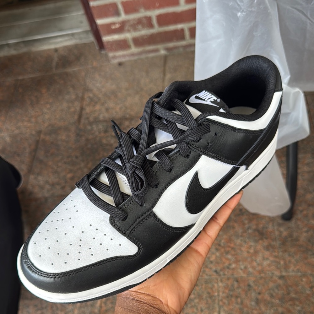 Nike Black and White Low-Top Sneakers